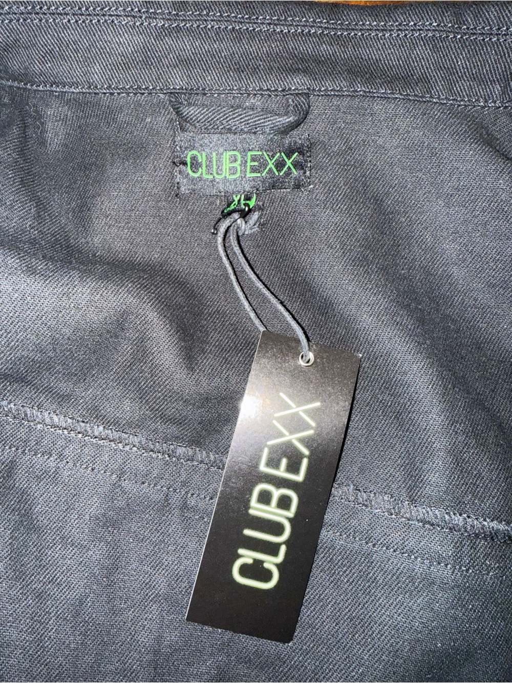 Club Exx Rainbow Fringe Denim Jacket Dolls Kill NWT Size XL - Picture 10 of 15